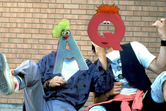 Which letters are friends?